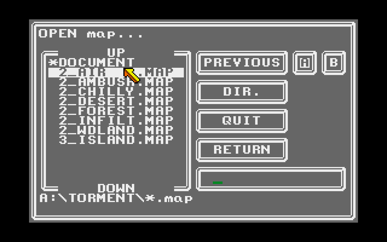Torment atari screenshot
